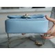 Chanel 21/22 Bullet Shell Square Bag Dreamy Blue Litchi Grain Calfskin  