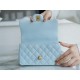 Chanel CF Mini Handle Baby Blue Classic Flap  