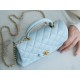 Chanel CF Mini Handle Baby Blue Classic Flap  