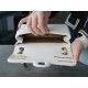 Chanel 21/22 CF Badge White Large Lambskin  