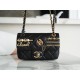 Chanel 21/22 CF Badge Black Lambskin  