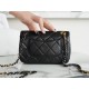 Chanel 21/22 CF Badge Black Lambskin  