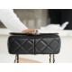 Chanel 21/22 CF Badge Black Lambskin  