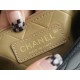 Chanel 21/22 CF Badge Black Large Lambskin  