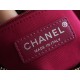 Chanel Gabrielle Classic Flap Black Blue Small Calfskin  