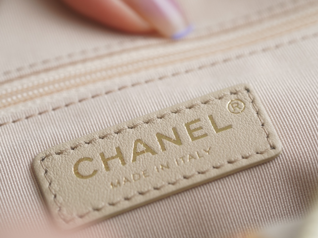 Chanel 22P Vintage Milk White Backpack  