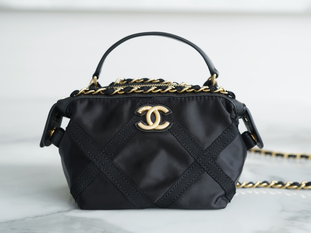 Chanel 22P Nylon Chain Clutch  