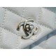 Chanel Coco Handle Small Handle in Pearl White Calfskin  