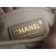 Chanel Coco Handle Small Handle in Beige Calfskin  