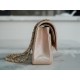 CF Classic Flap in Caviar Leather Medium Champagne Pink  