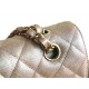 CF Classic Flap in Caviar Leather Medium Champagne Pink  