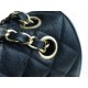 Classic Flap in Washed Calfskin Small Deep Blue  