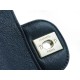 Classic Flap in Washed Calfskin Small Deep Blue  