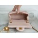 Chanel Metal Ball Square Bag Sakura Pink Lambskin  