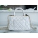 Chanel Coco Handle Mini Pearl White Calfskin  