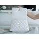 Chanel Coco Handle Mini Pearl White Calfskin  