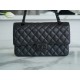 CF Classic Flap in Original Caviar Leather Medium Holographic Black Gunmetal  