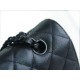 CF Classic Flap in Original Caviar Leather Medium Holographic Black Gunmetal  