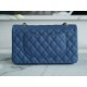 CF Classic Flap in Caviar Leather Medium Blue  