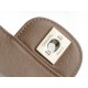 CF Classic Flap in Washed Calfskin Small Khaki  