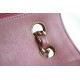 CF Classic Flap in Washed Calfskin Small Pearl Pink  