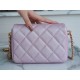 Chanel 21/22 Bullet Shell Square Bag Pearl Pink  