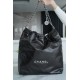 Chanel 22P 22 Bag Large Black and Silver  