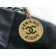 Chanel 22P 22 Bag Large Black and Gold  