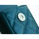 Chanel 22A Glossy Calfskin Backpack Lake Blue  