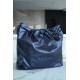 Chanel 22P 22 Bag Medium Metallic Blue  