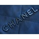 Chanel 22P 22 Bag Medium Metallic Blue  