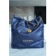 Chanel 22P 22 Bag Large Navy Blue  