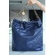 Chanel 22P 22 Bag Large Navy Blue  