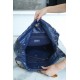 Chanel 22P 22 Bag Large Navy Blue  