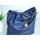 Chanel 22P 22 Bag Large Navy Blue  