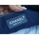 Chanel 22P 22 Bag Medium Navy Blue  