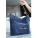 Chanel 22P 22 Bag Small Deep Blue  