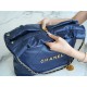 Chanel 22P 22 Bag Small Deep Blue  