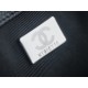 Chanel Leboy Large Quilted Black and Silver Medium Caviar Calfskin  