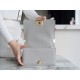 Chanel Leboy Large Quilted Grey Small Caviar Calfskin  