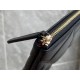 19 Series Clutch Classic Black and Gold Lambskin  