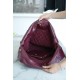 Chanel 22P 22 Bag Large Wine Red  