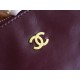 Chanel 22P 22 Bag Large Wine Red  