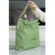 Chanel 23c 22 Bag Avocado Green Medium Calfskin  