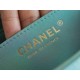 Chanel 2022 Top Handle CF Mini Gradient Green Mini CF Top Handle  