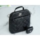 Chanel 22A Glossy Calfskin Backpack Black Glossy Calfskin  