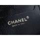 Chanel 22A Glossy Calfskin Backpack Black Glossy Calfskin  