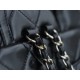 Chanel 22A Glossy Calfskin Backpack Black Glossy Calfskin  