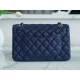 CF Classic Flap Washed Calfskin Small Starry Blue  