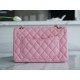 CF Classic Flap Washed Calfskin Small Sakura Pink  